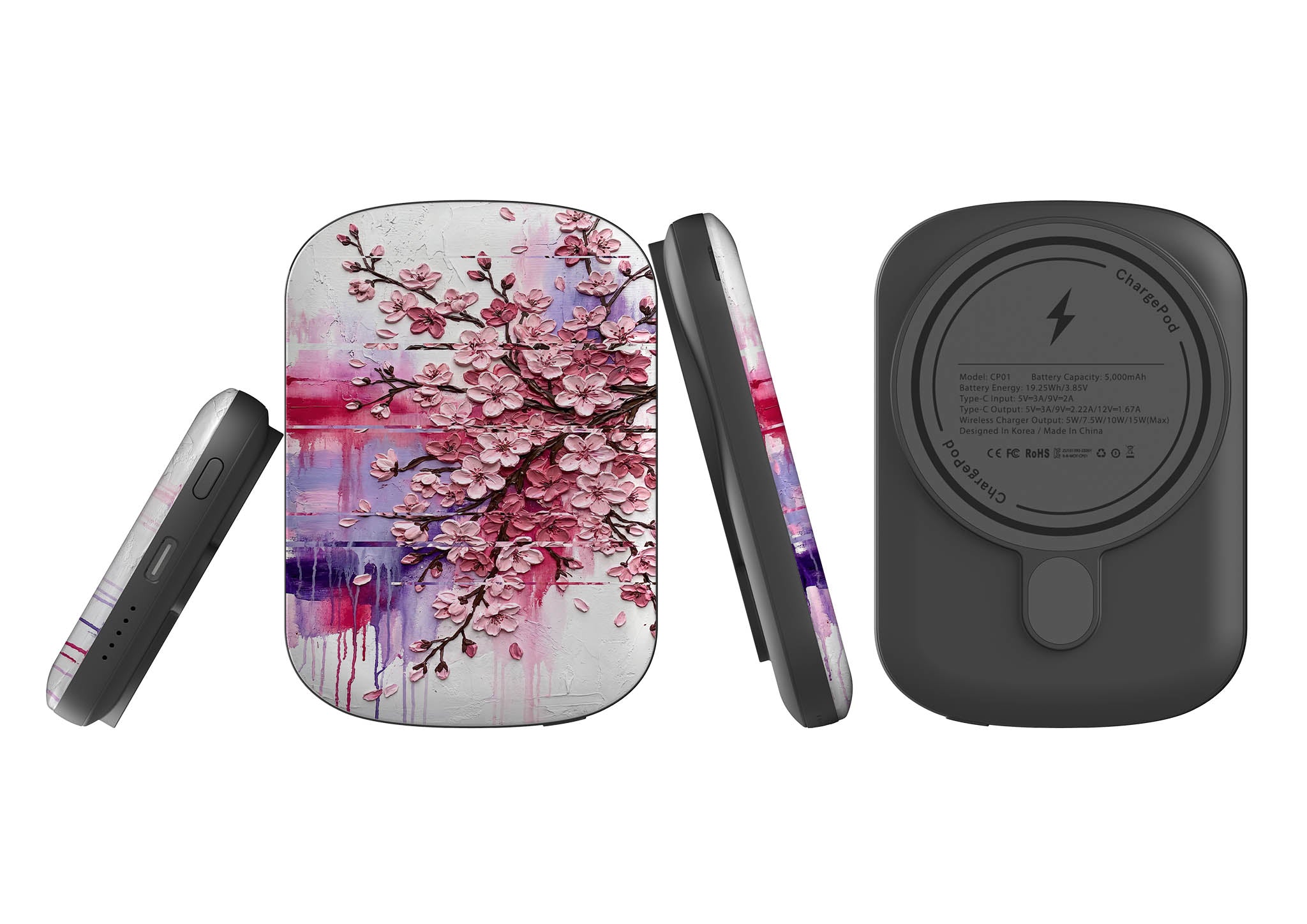 Cherry Blossoms by Frida Lövström — MagSafe CHARGEPOD — Finnaij