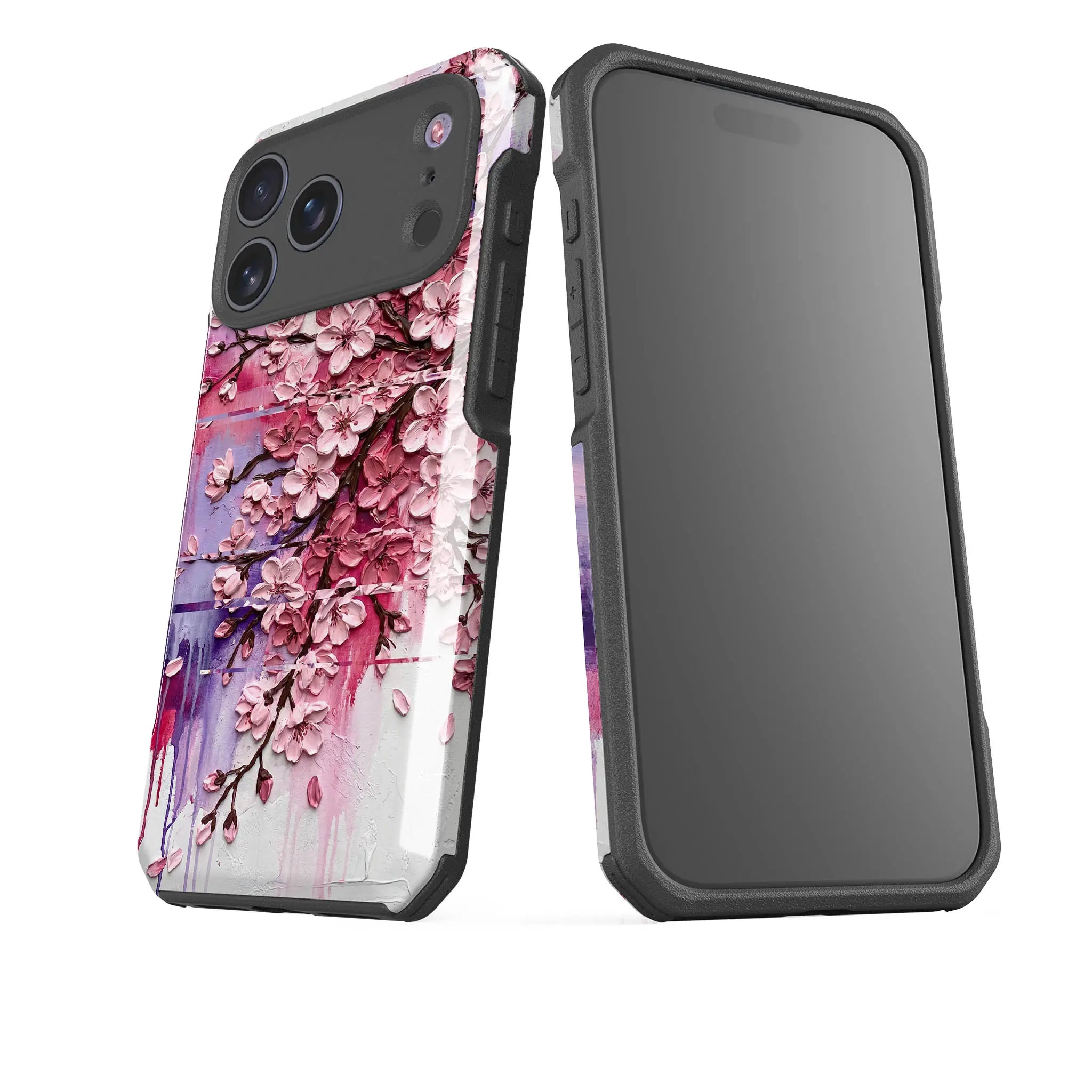 Cherry Blossoms by Frida Lövström — Impact Armour MagSafe Case for iPhone — Finnaij