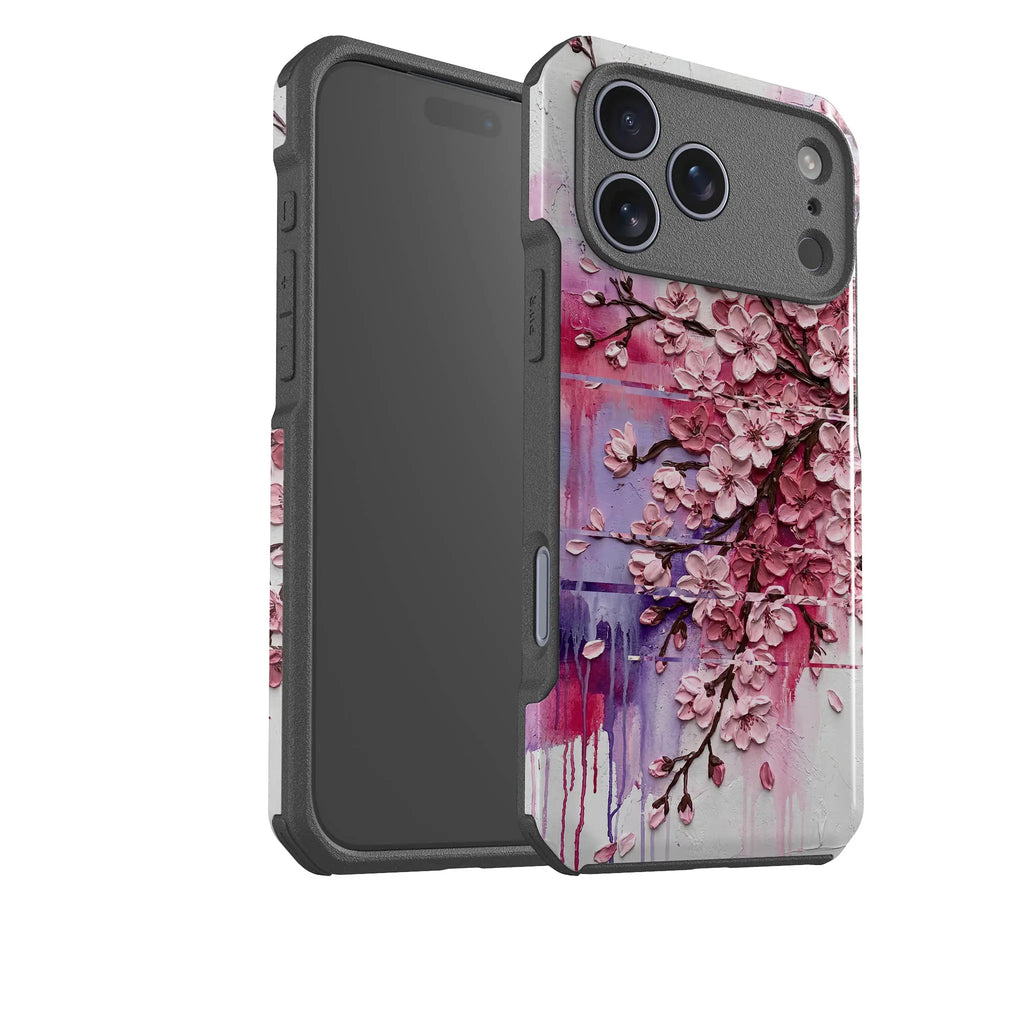 Cherry Blossoms by Frida Lövström — Impact Armour MagSafe Case for iPhone — Finnaij