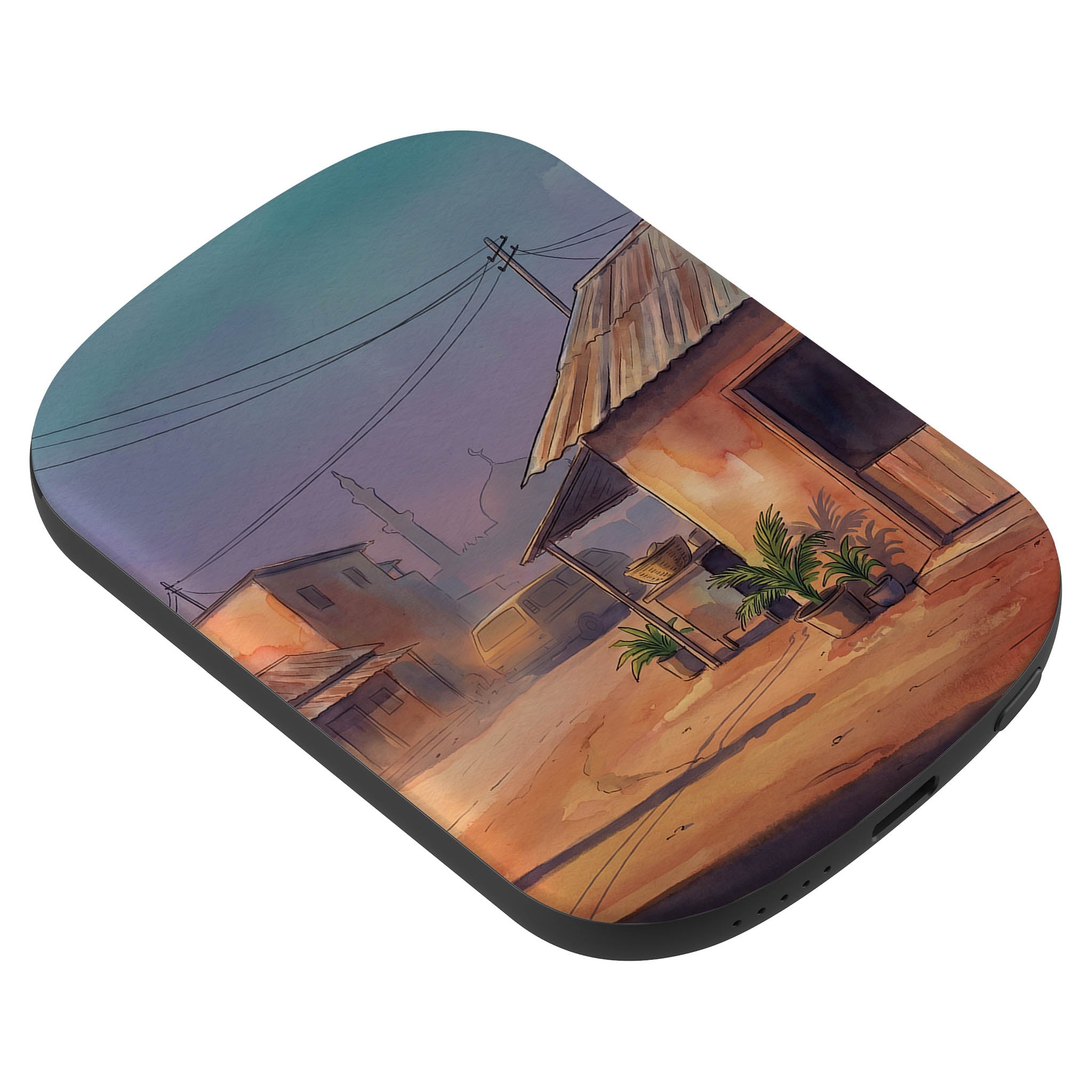 City Edge Quiet Street by Tobi Akinyemi — MagSafe CHARGEPOD — Finnaij