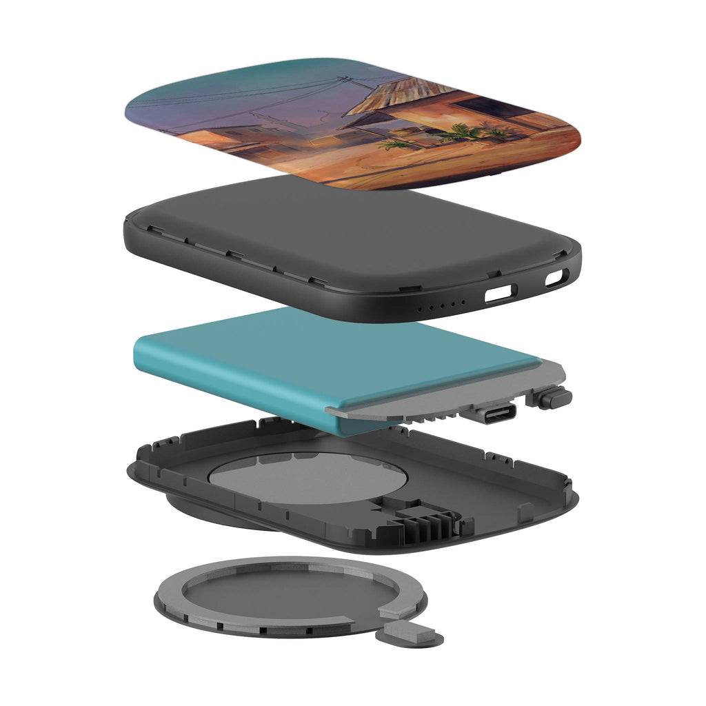 City Edge Quiet Street by Tobi Akinyemi — MagSafe CHARGEPOD — Finnaij