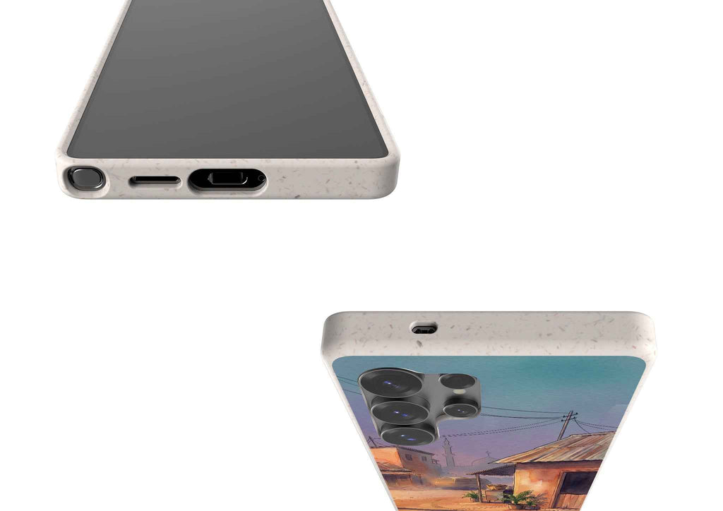 City Edge Quiet Street by Tobi Akinyemi — Galaxy Bio-degradable Case for Samsung Galaxy — Finnaij