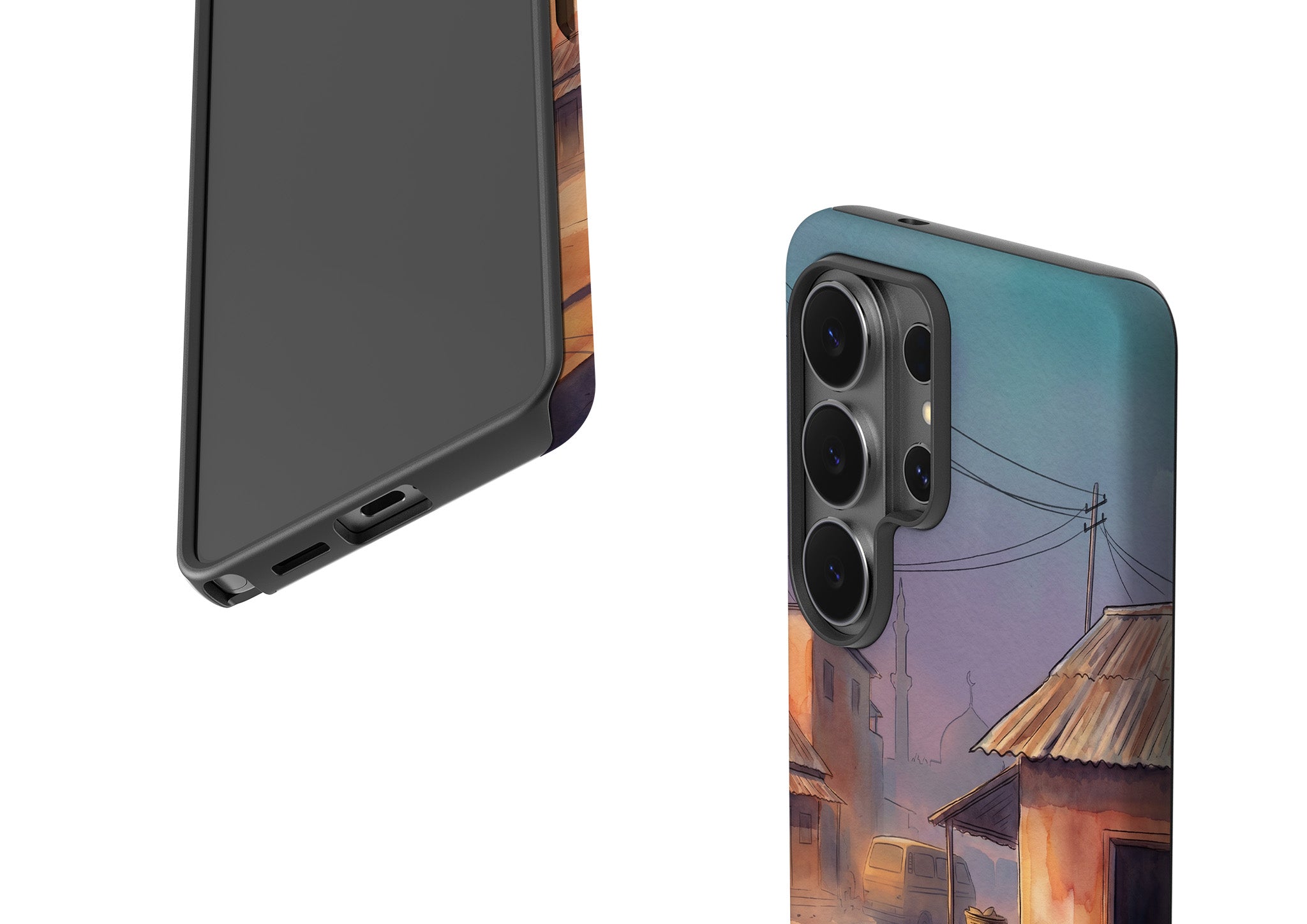 City Edge Quiet Street by Tobi Akinyemi — Tough Case for Samsung Galaxy — Finnaij