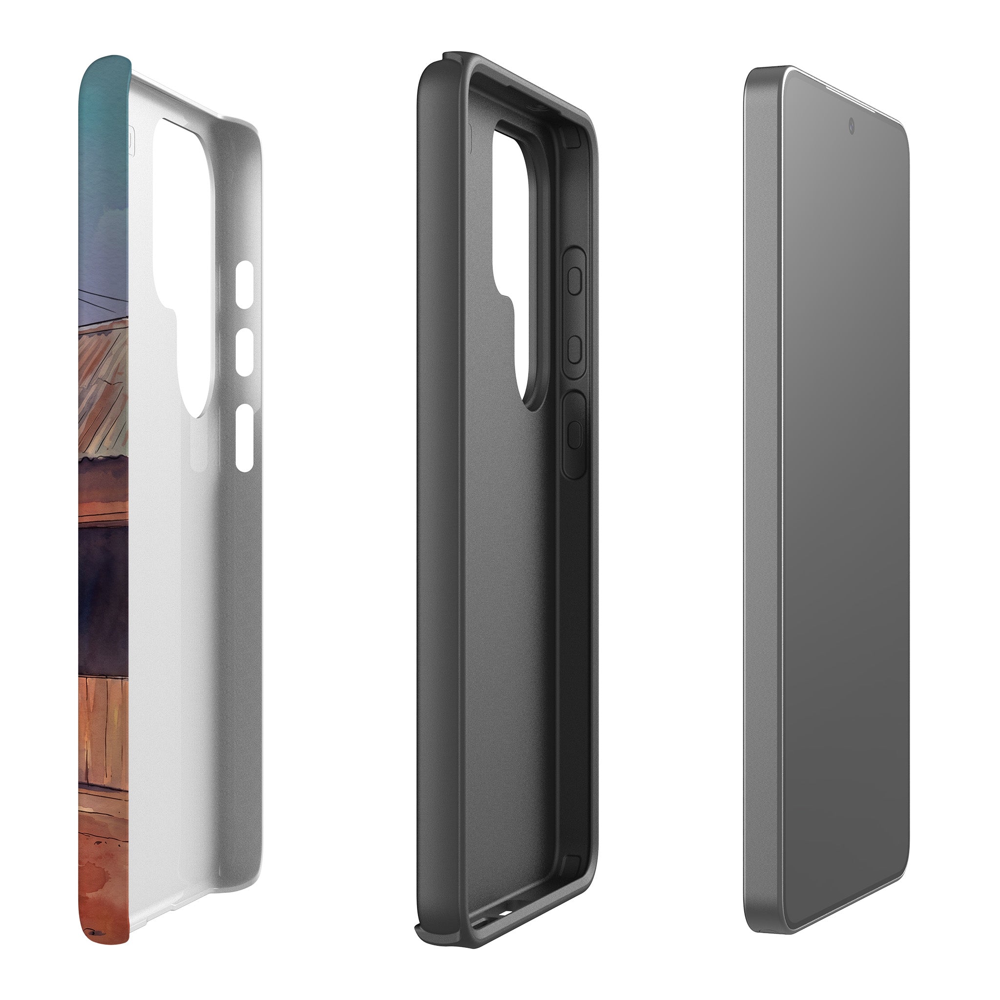 City Edge Quiet Street by Tobi Akinyemi — Tough Case for Samsung Galaxy — Finnaij