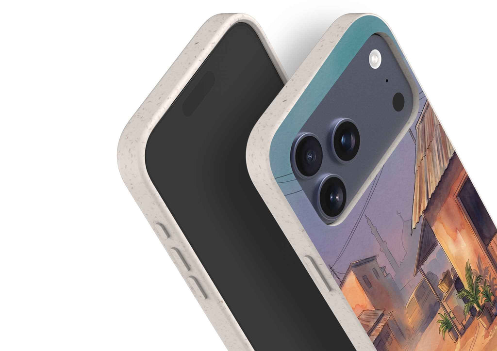 City Edge Quiet Street by Tobi Akinyemi — iPhone Bio-degradable Case — Finnaij