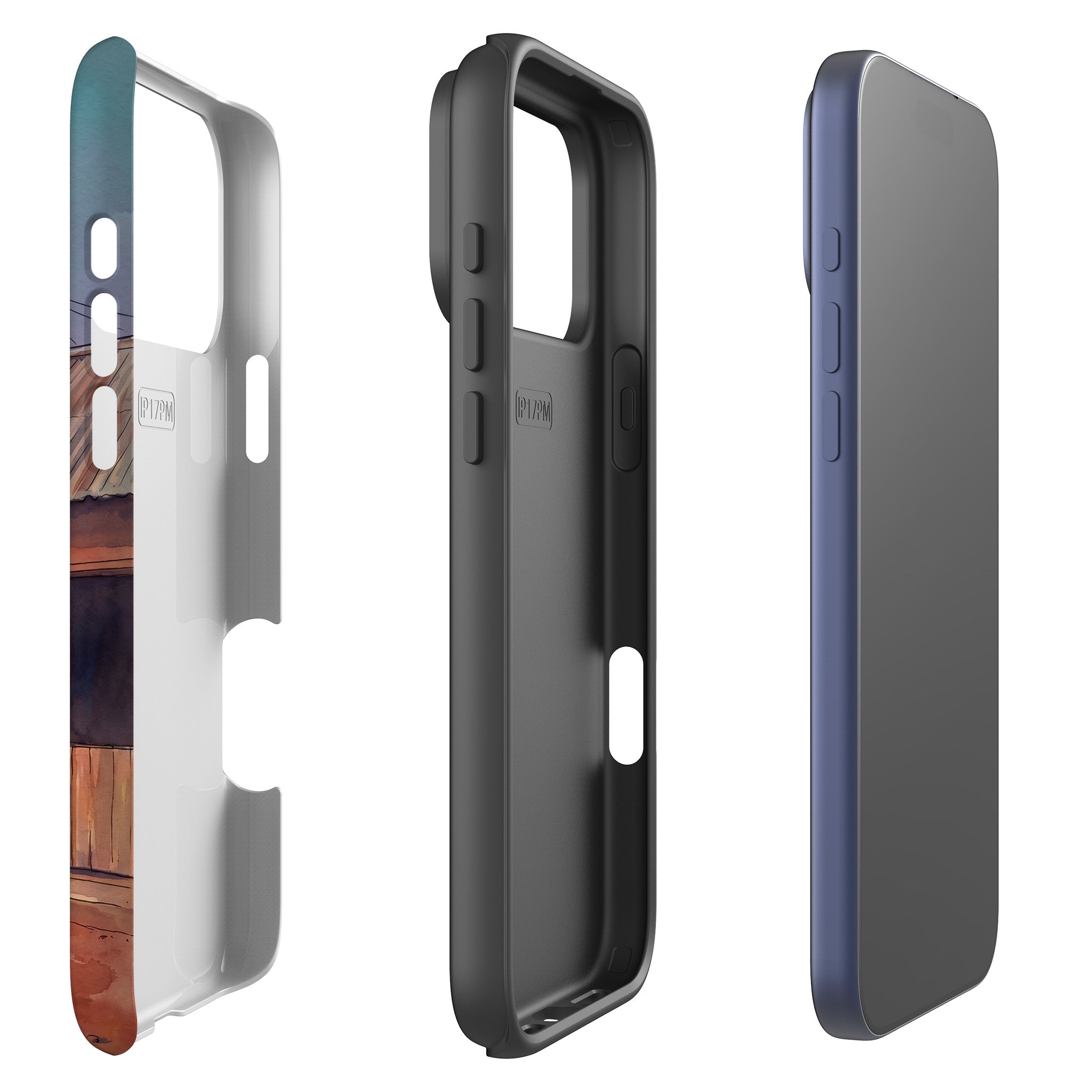 City Edge Quiet Street by Tobi Akinyemi — Tough Case for iPhone — Finnaij