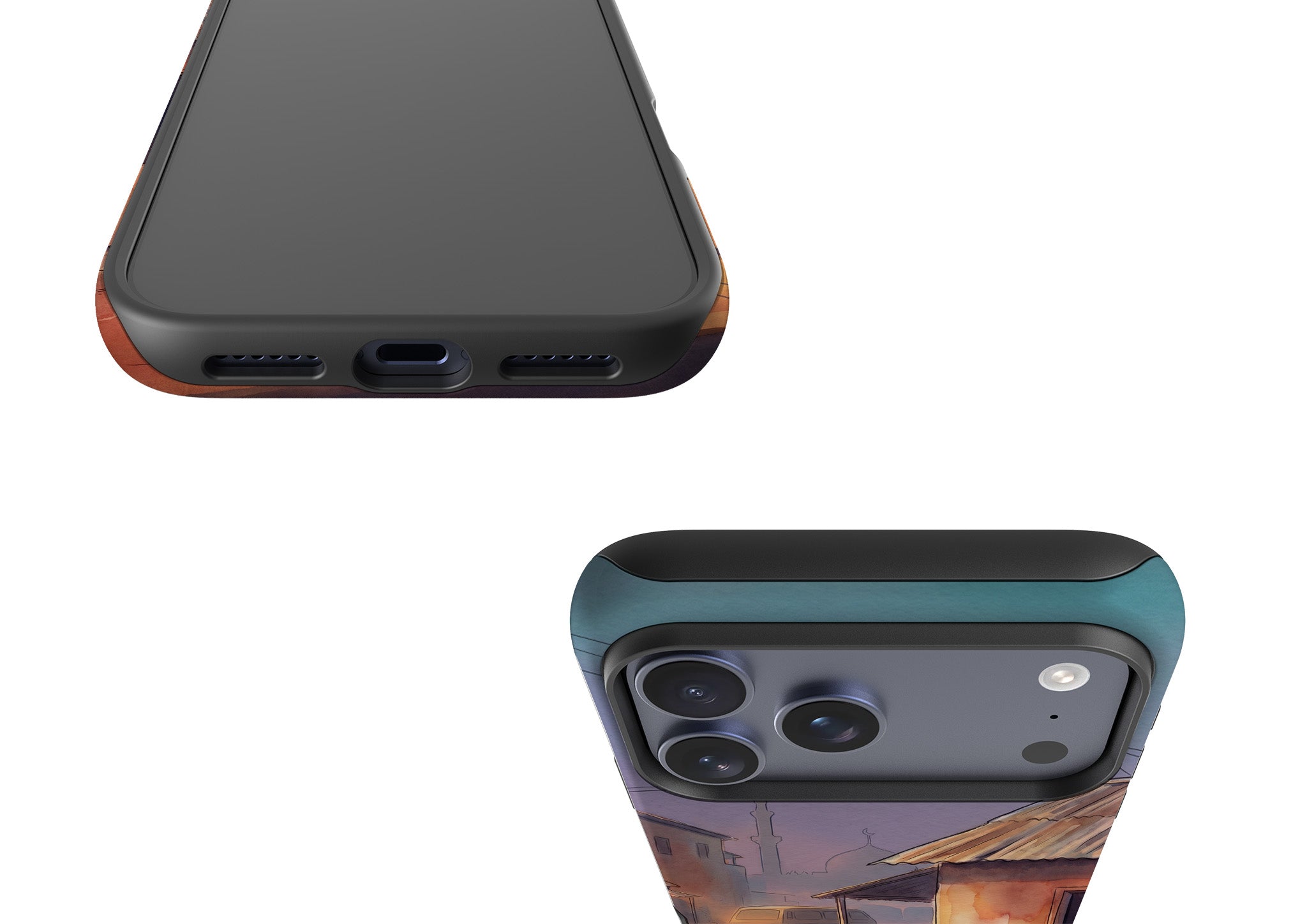 City Edge Quiet Street by Tobi Akinyemi — Tough Case for iPhone — Finnaij