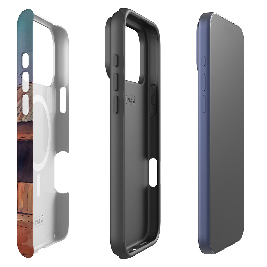 City Edge Quiet Street by Tobi Akinyemi — MagSafe Tough Case for iPhone — Finnaij