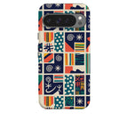 Coastal Indigo Tiles by Ada Okoye Tough Case for Google Pixel — Finnaij