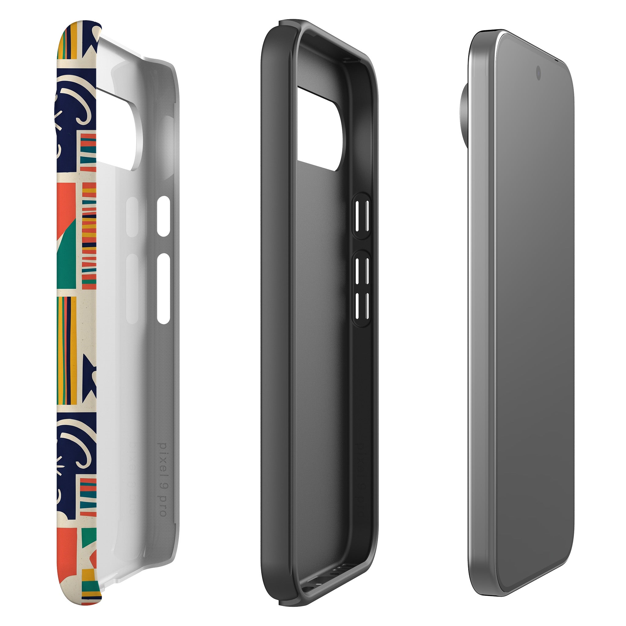 Coastal Indigo Tiles by Ada Okoye Tough Case for Google Pixel — Finnaij