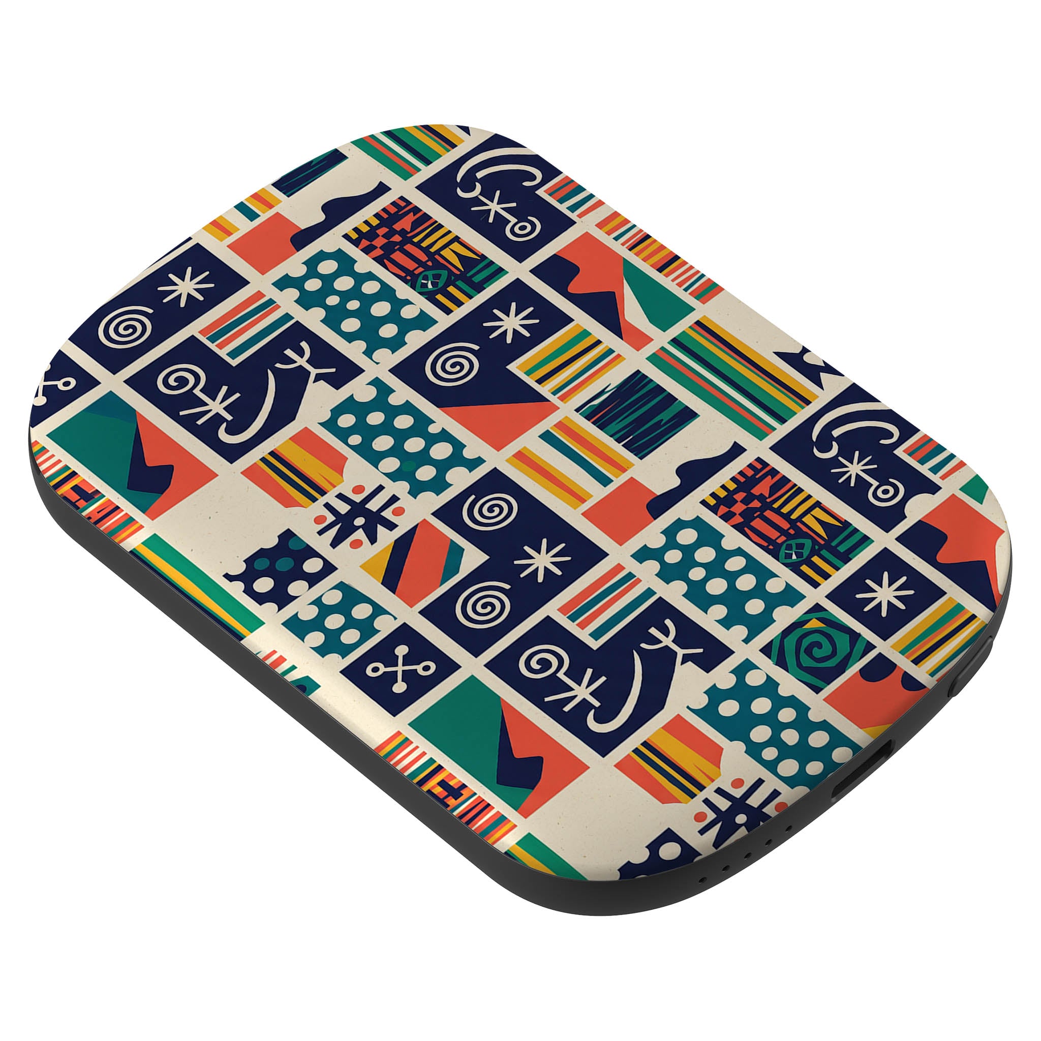 Coastal Indigo Tiles by Ada Okoye — MagSafe CHARGEPOD — Finnaij