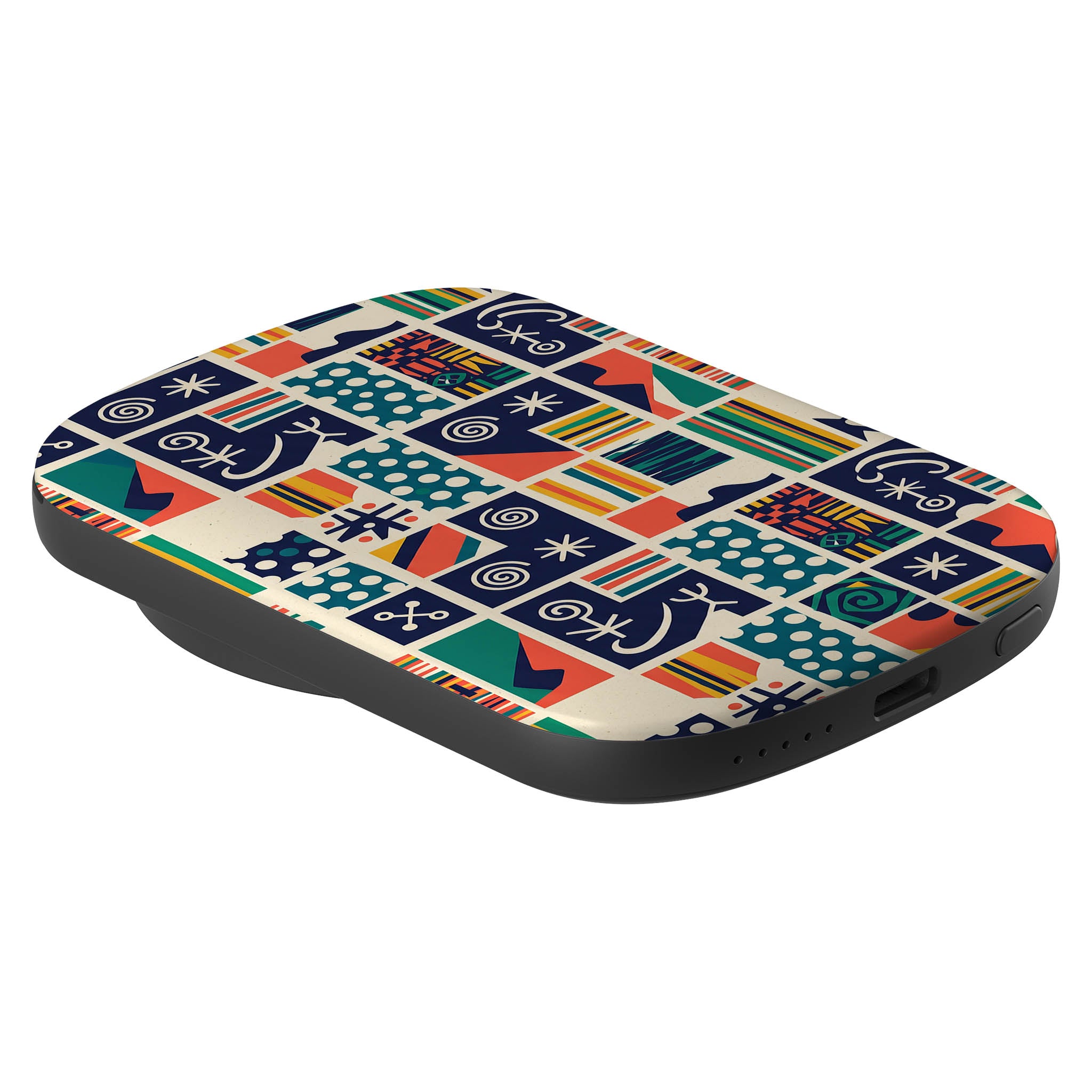 Coastal Indigo Tiles by Ada Okoye — MagSafe CHARGEPOD — Finnaij