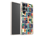 Coastal Indigo Tiles by Ada Okoye Bio-degradable Case for Samsung Galaxy — Finnaij