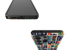Coastal Indigo Tiles by Ada Okoye Tough Case for Samsung Galaxy — Finnaij