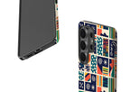 Coastal Indigo Tiles by Ada Okoye Tough Case for Samsung Galaxy — Finnaij