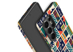 Coastal Indigo Tiles by Ada Okoye Tough Case for Samsung Galaxy — Finnaij