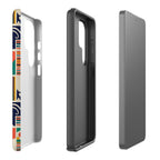 Coastal Indigo Tiles by Ada Okoye Tough Case for Samsung Galaxy — Finnaij