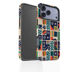 Coastal Indigo Tiles by Ada Okoye Tough Case for iPhone — Finnaij