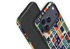 Coastal Indigo Tiles by Ada Okoye Tough Case for iPhone — Finnaij