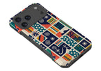 Coastal Indigo Tiles by Ada Okoye — Impact Armour MagSafe Case for iPhone — Finnaij