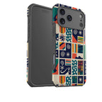 Coastal Indigo Tiles by Ada Okoye — Impact Armour MagSafe Case for iPhone — Finnaij