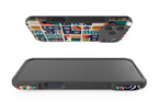 Coastal Indigo Tiles by Ada Okoye — Impact Armour MagSafe Case for iPhone — Finnaij