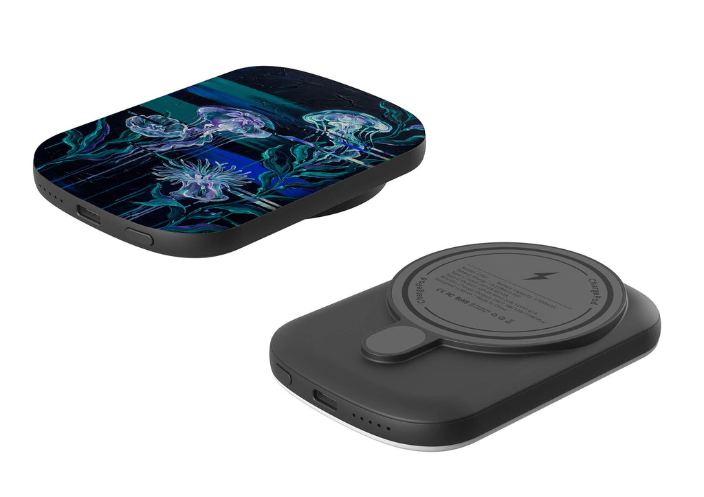 Deep-Sea Underwater Botanical Fantasy by Frida Lövström — MagSafe CHARGEPOD — Finnaij