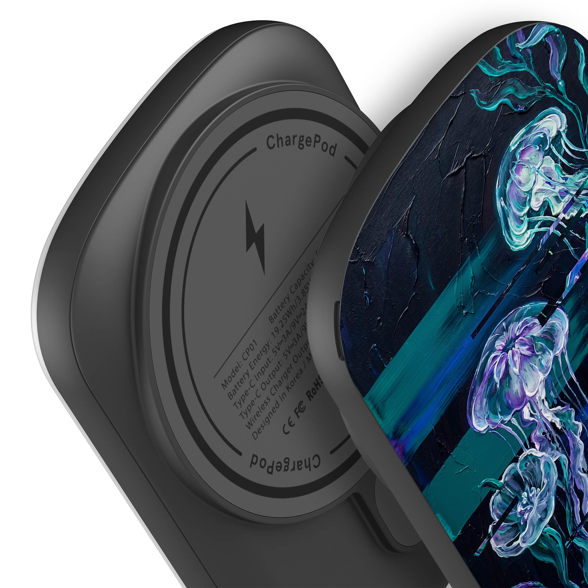 Deep-Sea Underwater Botanical Fantasy by Frida Lövström — MagSafe CHARGEPOD — Finnaij