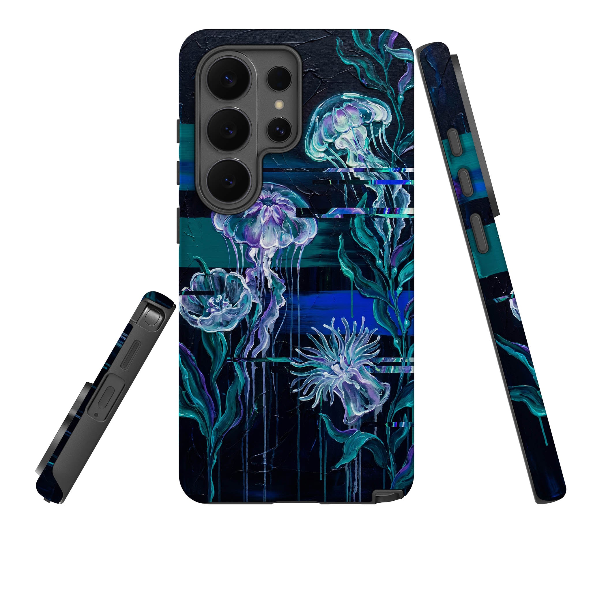 Deep-Sea Underwater Botanical Fantasy by Frida Lövström — Tough Case for Samsung — Three Quarter — Finnaij