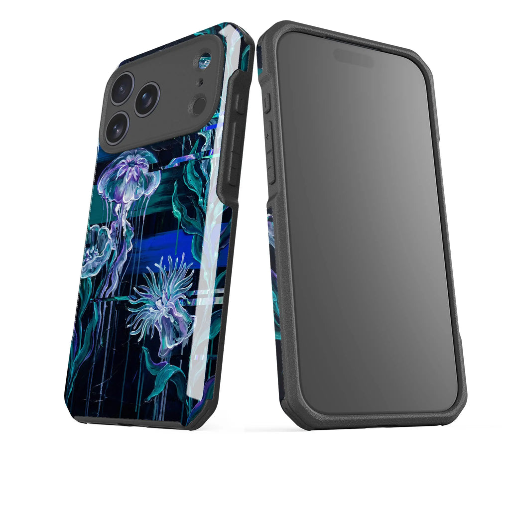 Deep-Sea Underwater Botanical Fantasy by Frida Lövström — Impact Armour MagSafe Case for iPhone — Finnaij