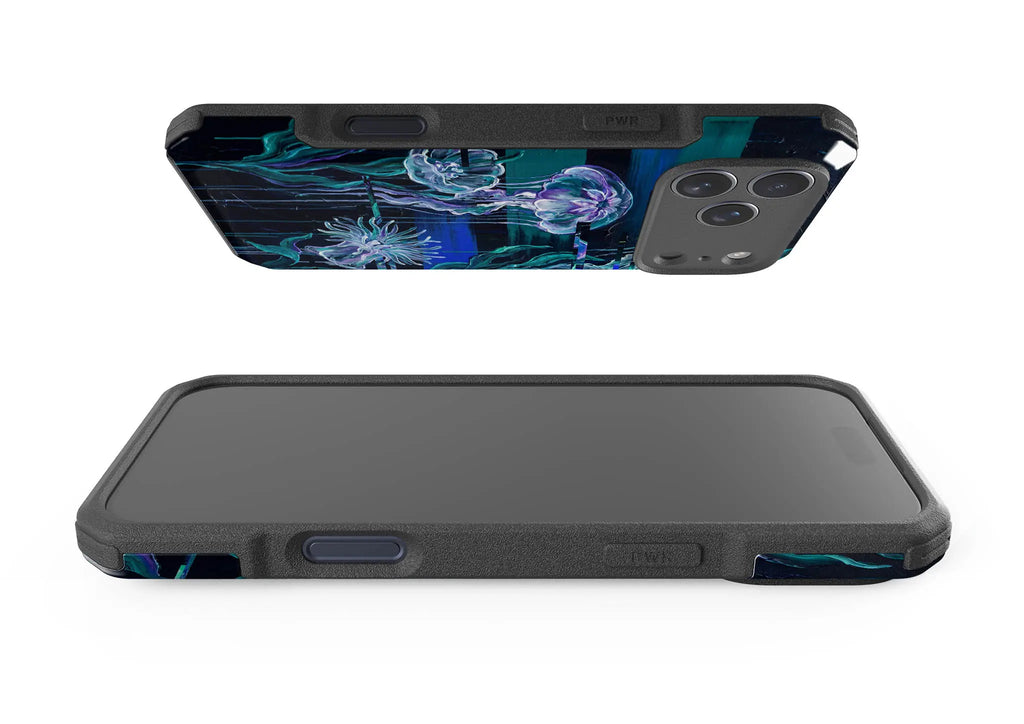 Deep-Sea Underwater Botanical Fantasy by Frida Lövström — Impact Armour MagSafe Case for iPhone — Finnaij