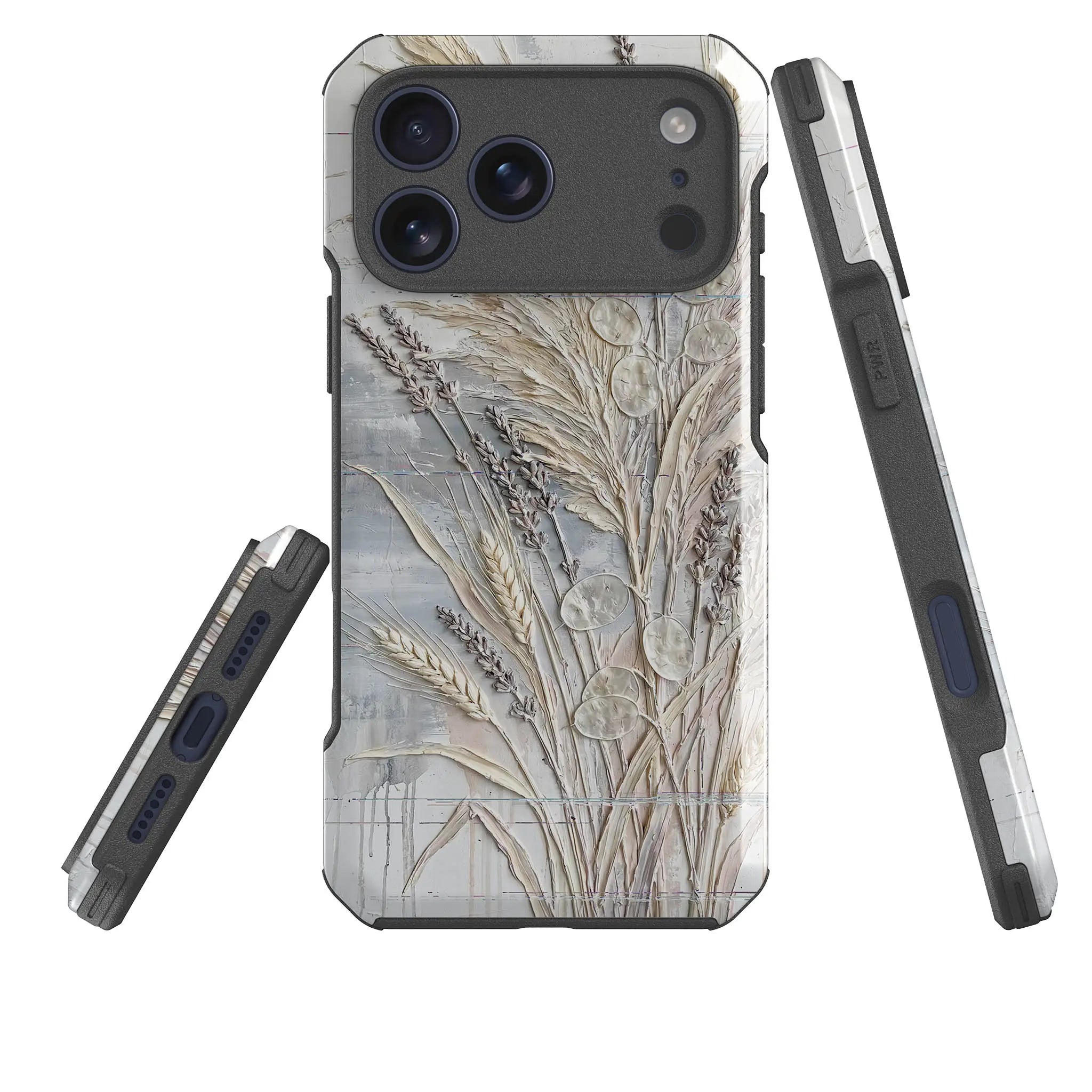 Dried Flowers and Grasses by Frida Lövström — Impact Armour MagSafe Case for iPhone — Three Quarter — Finnaij