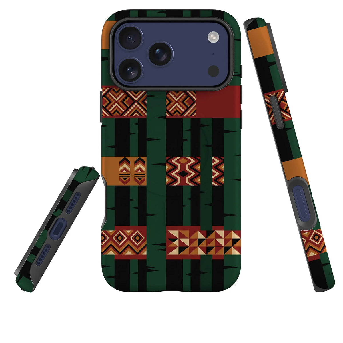Egungun & the Birch — MagSafe Tough Case for iPhone — Three Quarter — Finnaij