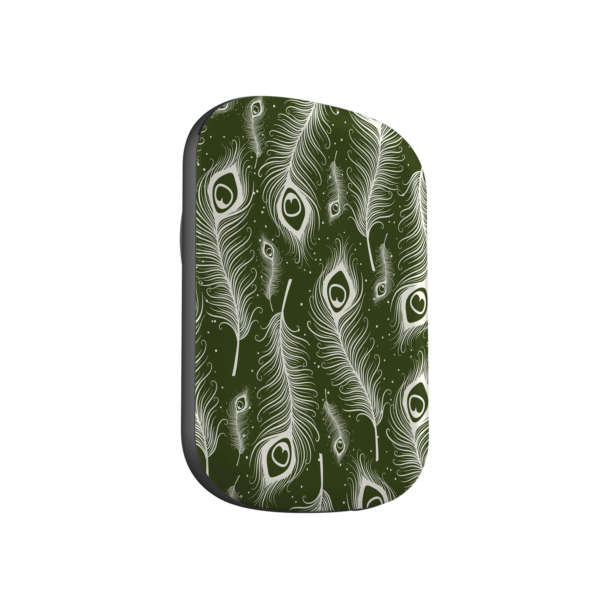 Feathers in Bloom Army Green MagSafe CHARGEPOD — Finnaij