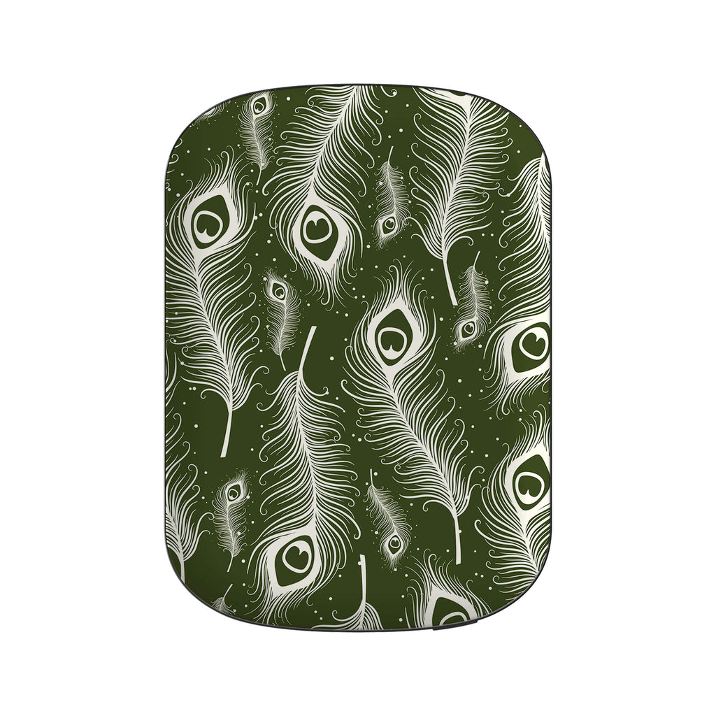 Feathers in Bloom Army Green MagSafe CHARGEPOD — Finnaij