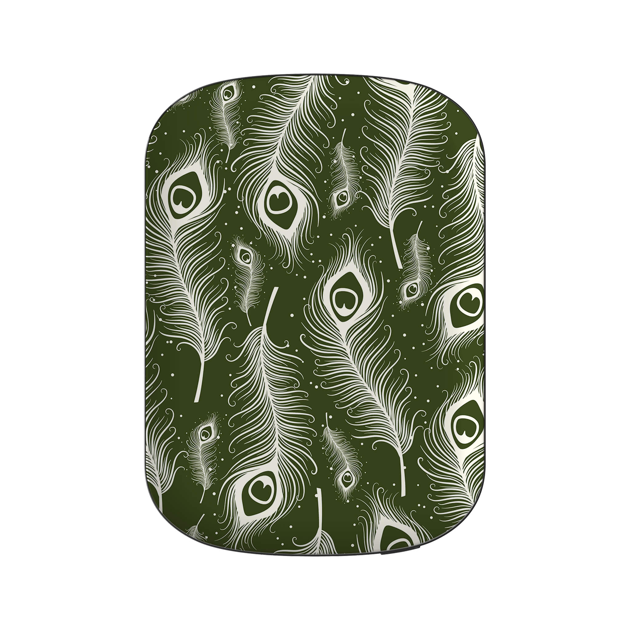 Feathers in Bloom Army Green MagSafe CHARGEPOD — Finnaij