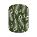 Feathers in Bloom Army Green — MagSafe CHARGEPOD Shell Only — Finnaij