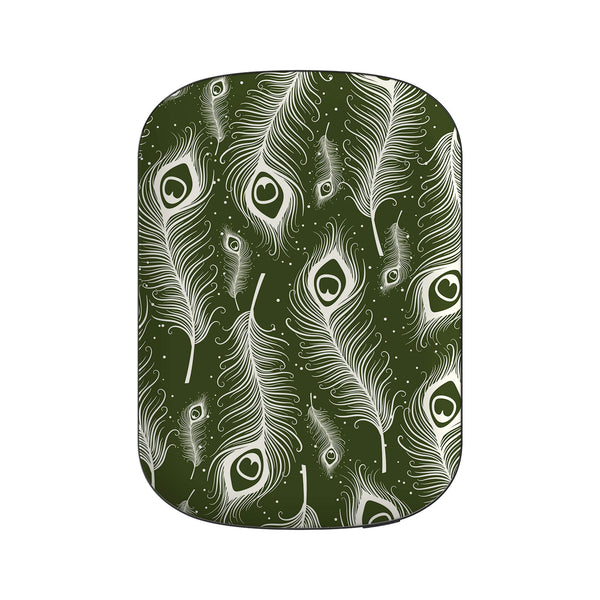 Feathers in Bloom Army Green - MagSafe CHARGEPOD Shell Only