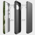 Feathers in Bloom Army Green — Tough Case for Google — Finnaij