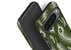 Feathers in Bloom Army Green — Tough Case for Google — Finnaij
