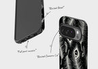 Feathers in Bloom Black — Tough Case for Google — Finnaij