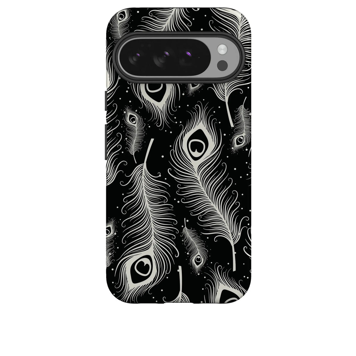 Feathers in Bloom Black — Tough Case for Google — Finnaij