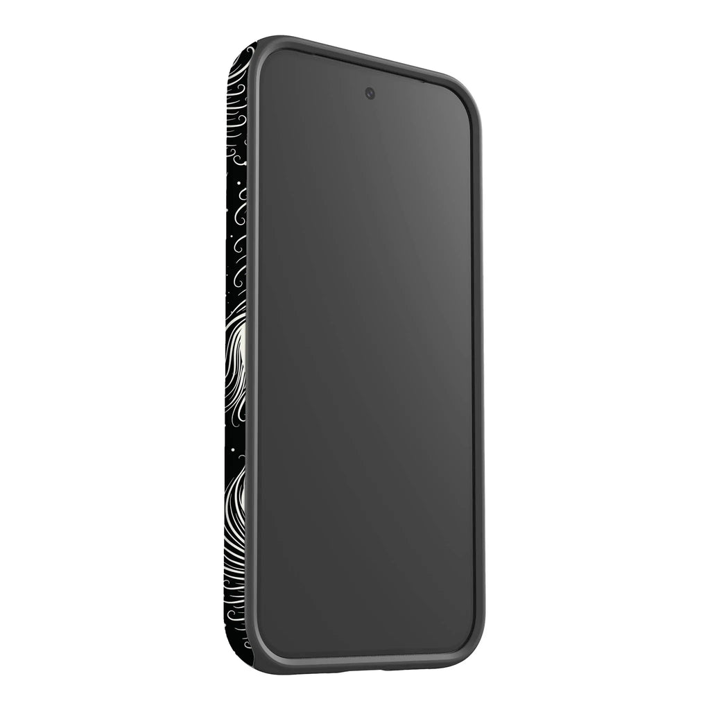 Feathers in Bloom Black — Tough Case for Google — Finnaij