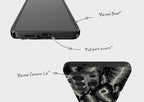 Feathers in Bloom Black — Tough Case for Samsung — Finnaij
