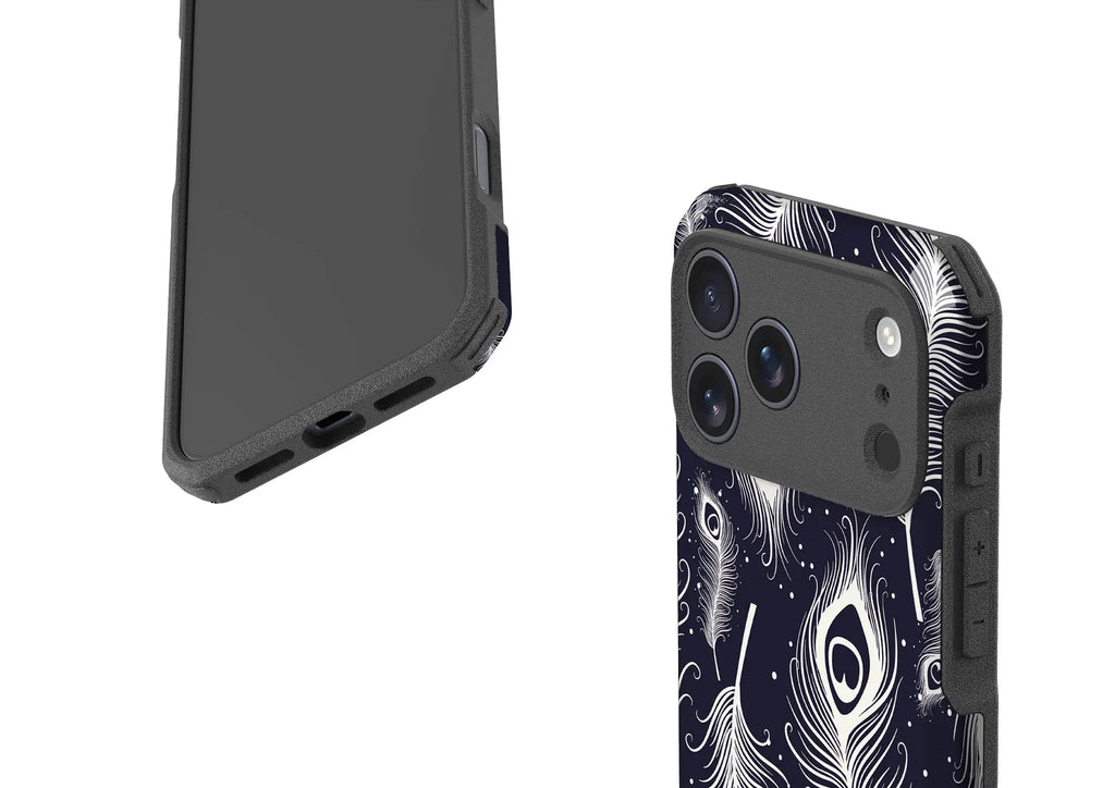 Feathers in Bloom — Impact Armour MagSafe Case for iPhone — Finnaij