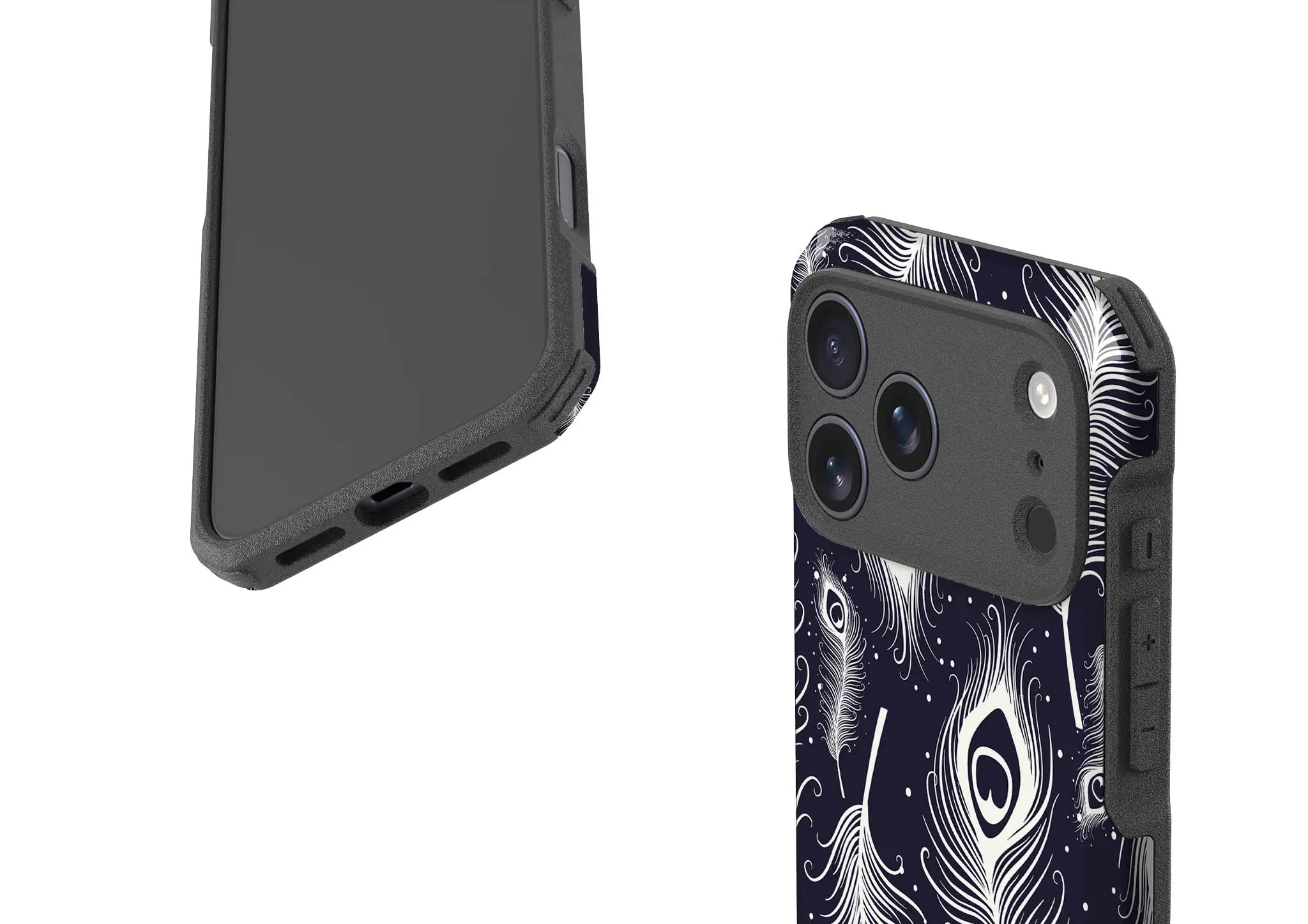 Feathers in Bloom — Impact Armour MagSafe Case for iPhone — Finnaij