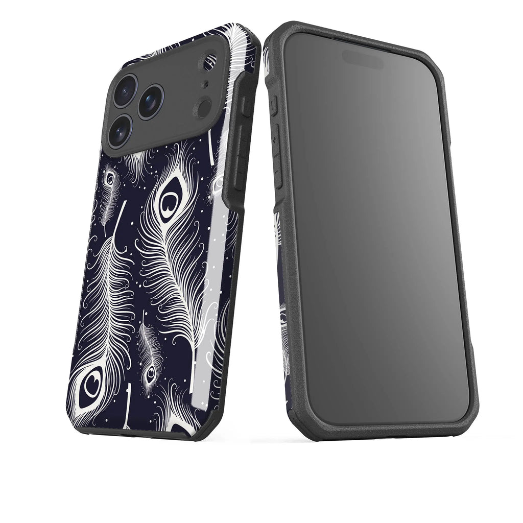 Feathers in Bloom — Impact Armour MagSafe Case for iPhone — Finnaij