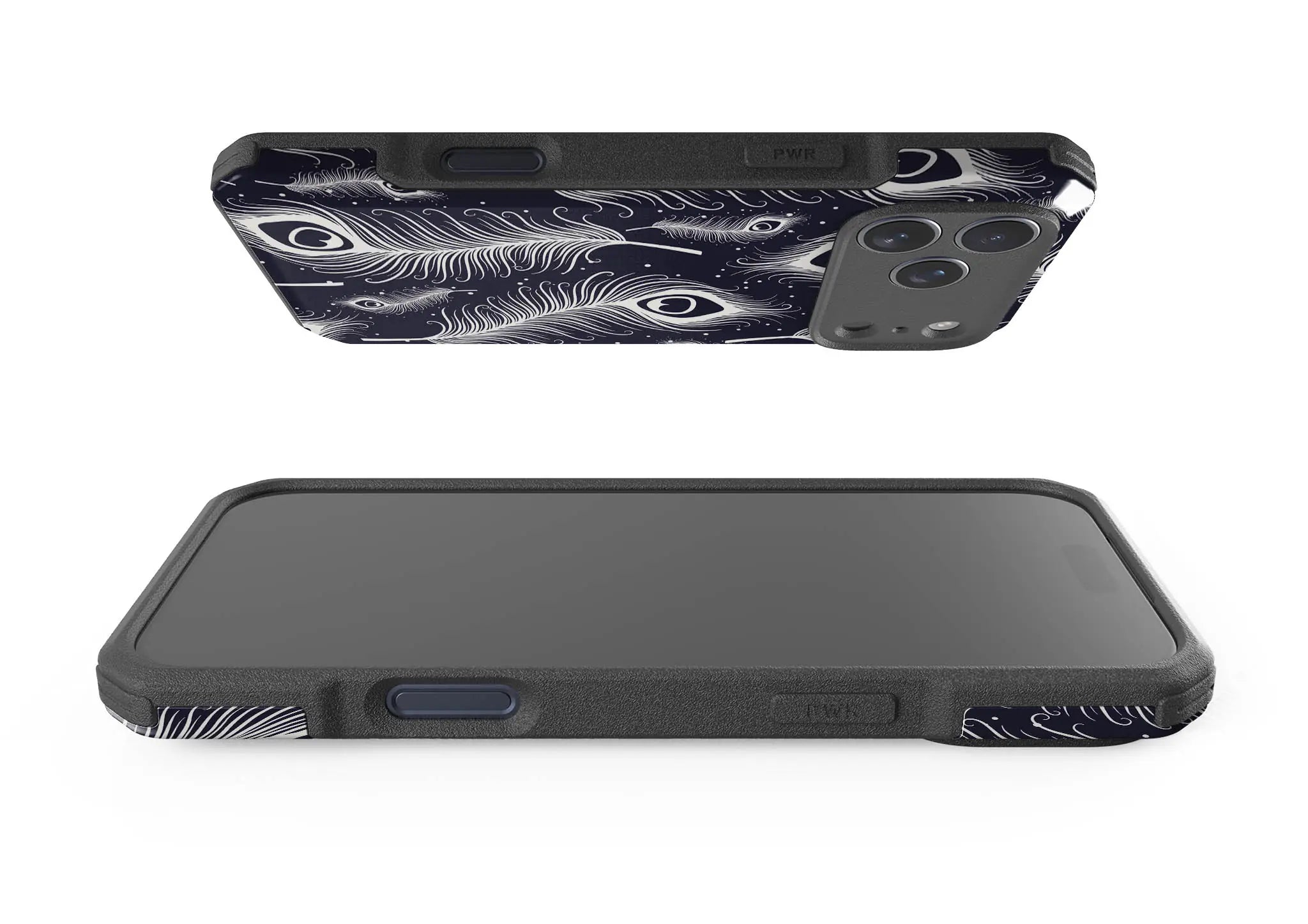 Feathers in Bloom — Impact Armour MagSafe Case for iPhone — Finnaij