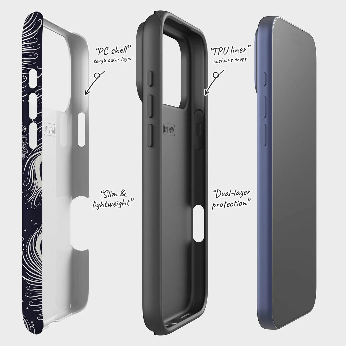 Feathers in Bloom — Tough Case for iPhone — Finnaij