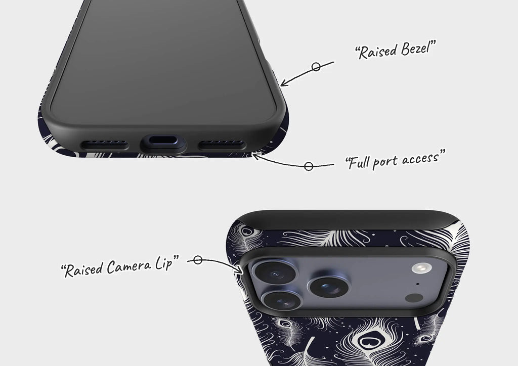 Feathers in Bloom — Tough Case for iPhone — Finnaij